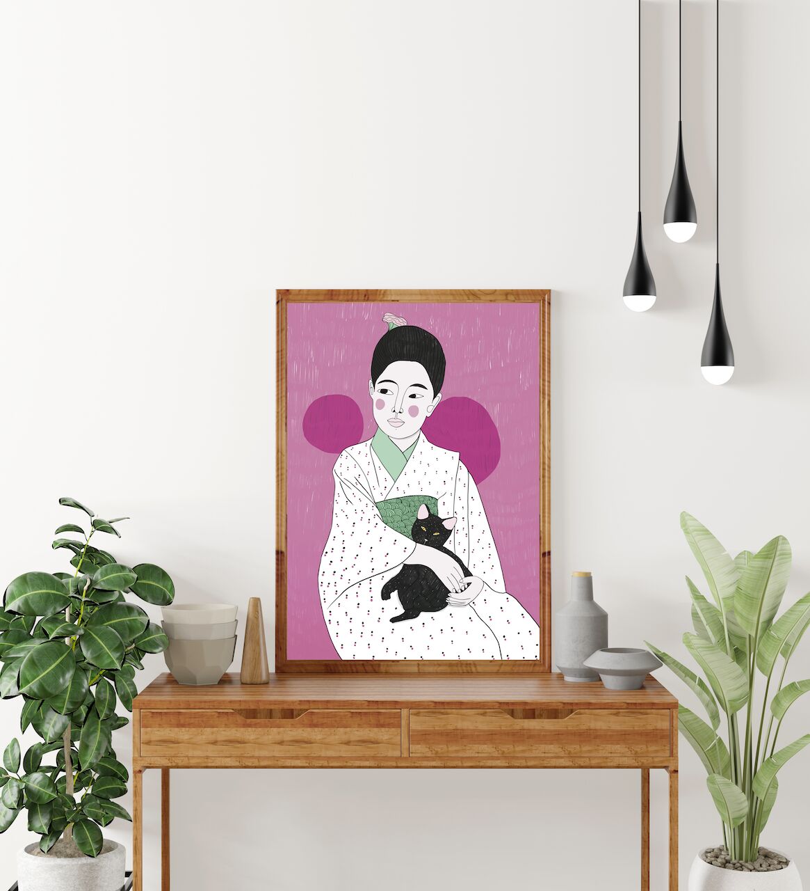 Cat & Woman - Courage and curiosity of the truth behind the veil - Image 2