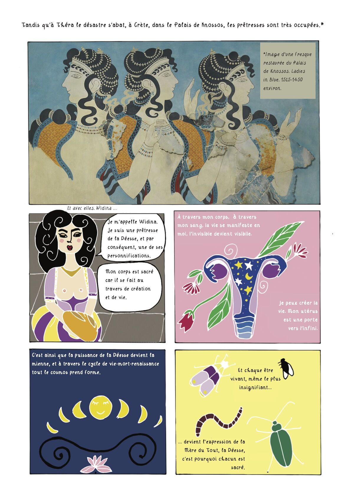 Widina de Knossos. La femme antique. <p> (Copie numérique) - Image 4