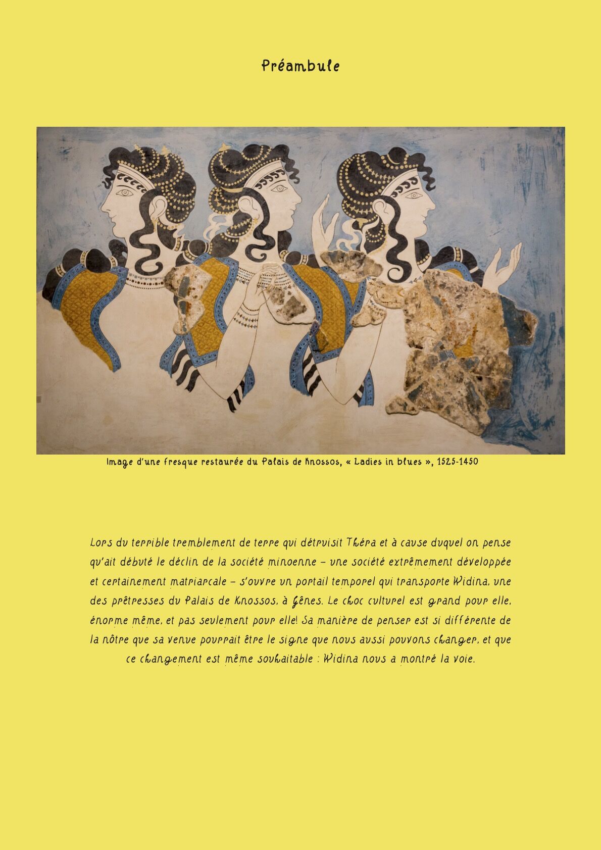 Widina de Knossos. La femme antique. <p> (Copie numérique) - Image 3